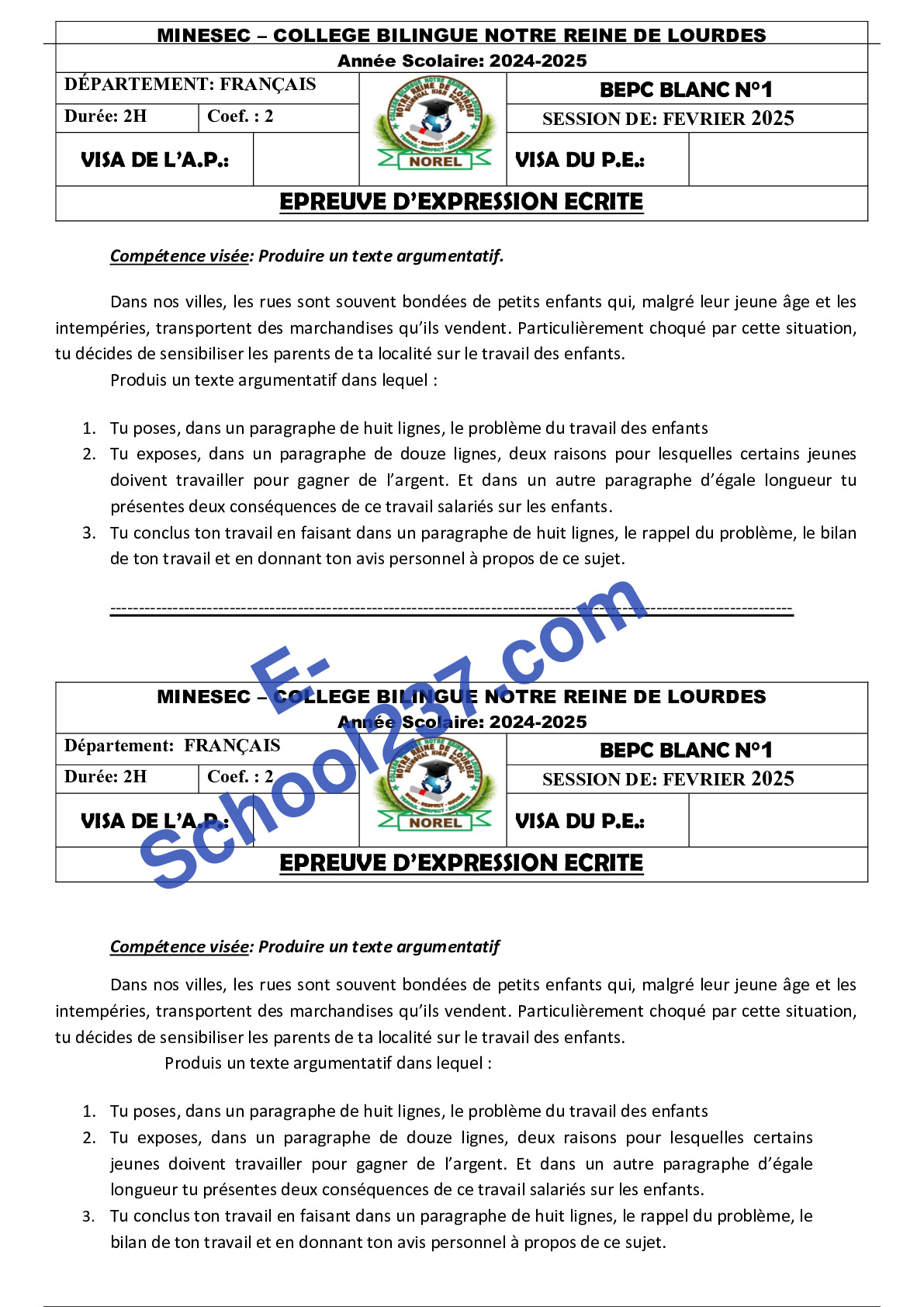 EE 3ème Février 2026